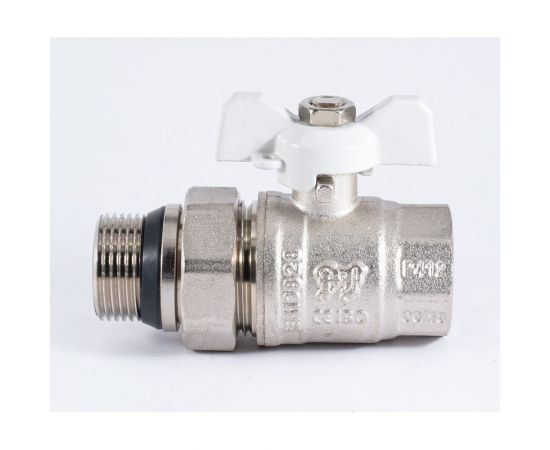 Шаровой кран PROFACTOR PF STANDARD с полусгоном, с уплотнением, в/н, ручка бабочка, 3/4 дюйма PF UBV 325 UR – изображение 6
