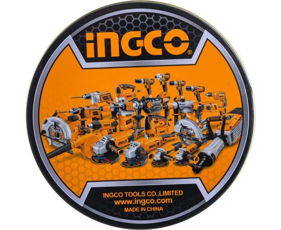 Диск отрезной набор (10 шт, 125 мм, 22.2 мм) в металлическом боксе INGCO MCD121255 – изображение 6