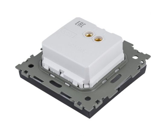 Одноклавишный выключатель CGSS черный Практика PL-W101-BCM – изображение 4