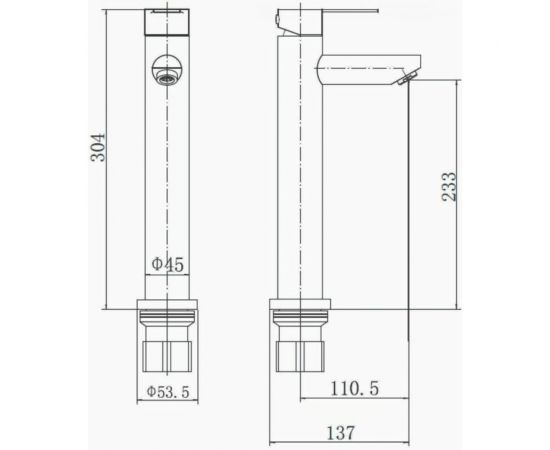 Смеситель для умывальника FASHUN A51201 – изображение 2
