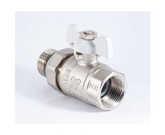 Шаровой кран PROFACTOR PF STANDARD с полусгоном, с уплотнением, в/н, ручка бабочка, 3/4 дюйма PF UBV 325 UR – изображение 5