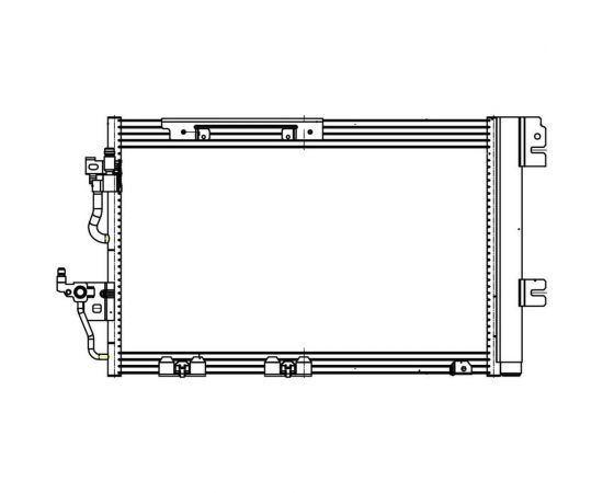 Радиатор кондиционера для автомобилей Astra H 1.6i/1.8i М/А LUZAR LRAC 21165 – изображение 2