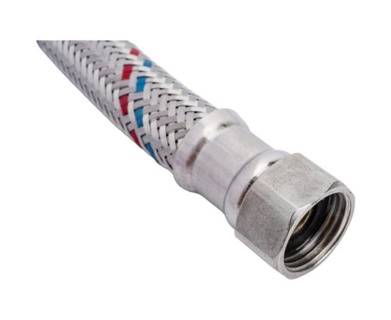 Подводка для воды TР-сантехника Гигант, нержавеющая сталь, 150 см, в/в 1/2 26485 – изображение 3