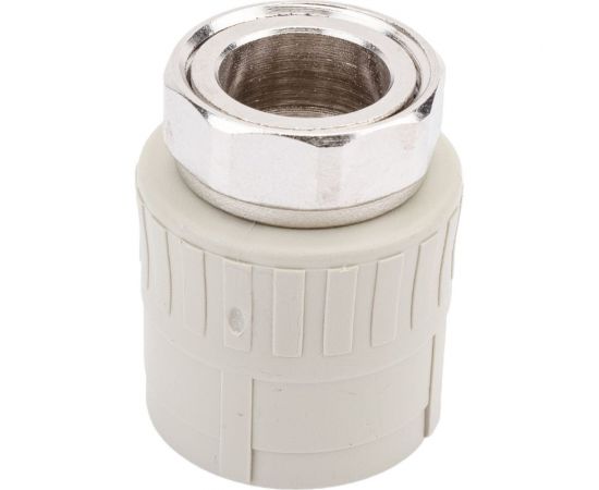 Муфта RTP с накидной гайкой на металлическом штуцере, внутренняя резьба, D32х1 мм, серая 15827 – изображение 4