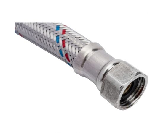 Подводка для воды TР-сантехника Гигант, нержавеющая сталь, 150 см, в/в 1/2 26485 – изображение 2