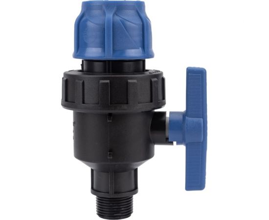 Шаровой кран VALFEX ПНД компрессионный цанга - наружная резьба, разборный 40x1"" 1210012640100 – изображение 3