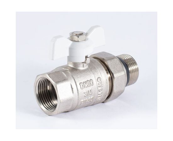 Шаровой кран PROFACTOR PF STANDARD с полусгоном, с уплотнением, в/н, ручка бабочка, 3/4 дюйма PF UBV 325 UR – изображение 4