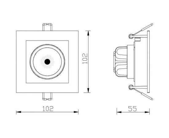 Встраиваемый светильник Arte Lamp GRADO A2705PL-1WH – изображение 2