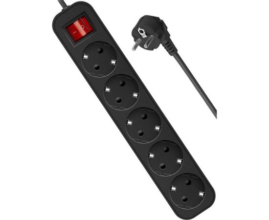 Удлинитель с заземлением DEFENDER G518 выключатель, 1.8 м, 5 розеток 99341 – изображение 6