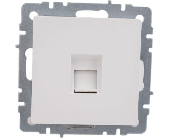 Компьютерная розетка rj45 IEK Brite рк10-брб категория 5e, белый BR-K10-1-K01 
