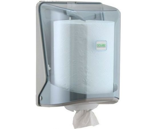 Диспенсер для рулонных полотенец Vialli с центральной вытяжкой прозрачный 12314 OG1T 