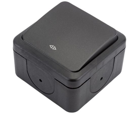 Проходной переключатель NE-AD 10А, 250В, MULTIMA, Черный 92-53-51 