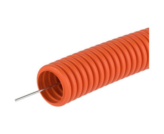 Труба ПНД с протяжкой 32мм 25м оранжевая DKC 71532 