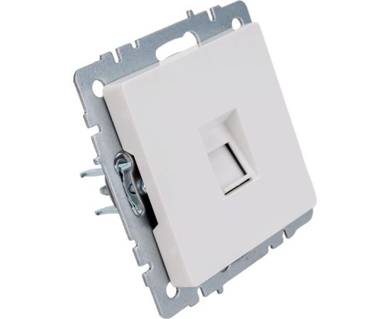 Компьютерная розетка rj45 IEK Brite рк10-брб категория 5e, белый BR-K10-1-K01 – изображение 3