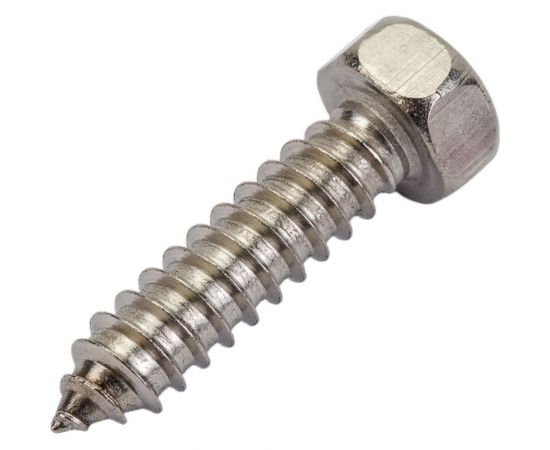 Нержавеющий саморез с шестигранной головкой KREPFIELD 6,3x25 мм, DIN 7976, А2, 20 шт. 7976А2САМОРЕЗ6.3X25-20 – изображение 2