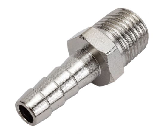 Штуцер елочка 8 мм - наружная резьба 1/4" Pegas pneumatic 4002 – изображение 3