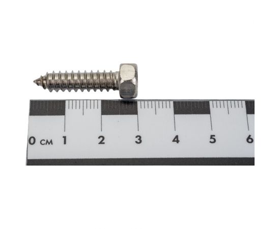 Нержавеющий саморез с шестигранной головкой KREPFIELD 6,3x25 мм, DIN 7976, А2, 20 шт. 7976А2САМОРЕЗ6.3X25-20 – изображение 3