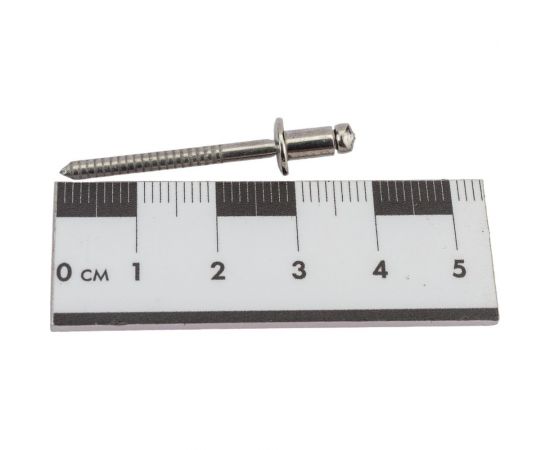 Вытяжная нержавеющая заклепка со стандартным бортиком KREPFIELD 4x6 мм, ART 9052, А2, 50 шт. 9052ЗАКЛЕПКА4Х6А2-50 – изображение 2