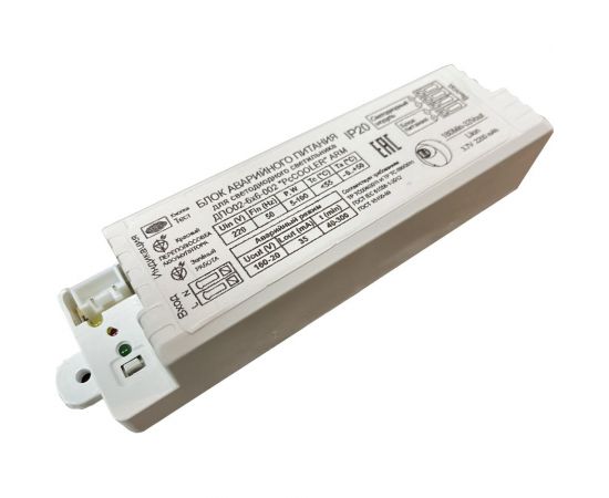 Встраиваемый светодиодный светильник PCCOOLER (в комплекте блок аварийного питания) ДПО02-6x6-5000К-373-Б – изображение 5