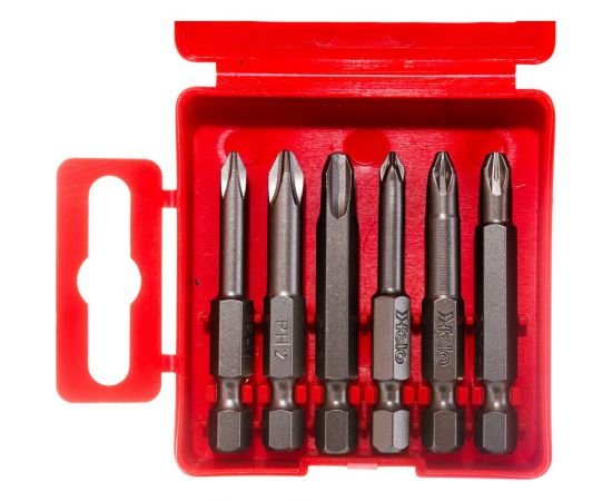 Набор бит PZ1-3 и PH1-3 50 мм в упаковке, 6 шт Felo 03291516 – изображение 6