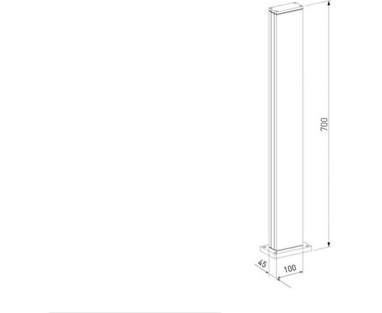 Садово-парковый светильник со светодиодами Elektrostandard 1538 TECHNO LED чёрный a053316 – изображение 5