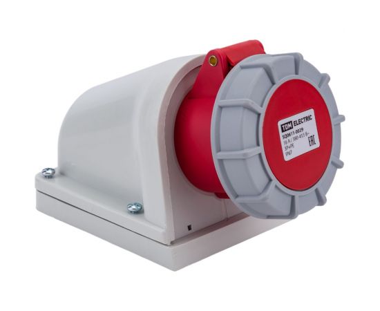 Розетка наружной установки IP67 16А 3Р+РЕ 380В TDM SQ0611-0029 – изображение 2