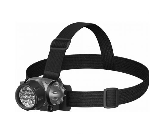 Налобный фонарь Defender FL-02, LED, 3 режима серый 92002 