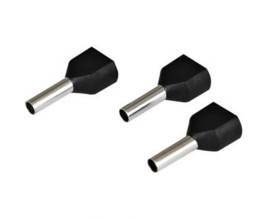 Изолированный двойной наконечник-гильза HLT Ншви2 1.5-8 мм черный упаковка 100 шт 084-04-56,084-04-056 4670042794241 