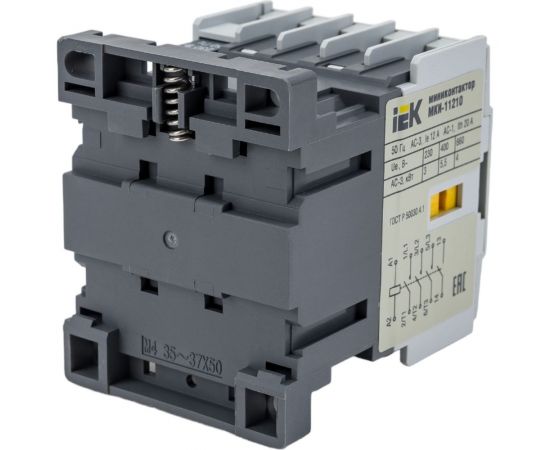 Миниконтактор IEK МКИ-11210 12А 230В/АС3 1НО KMM11-012-230-10 – изображение 3