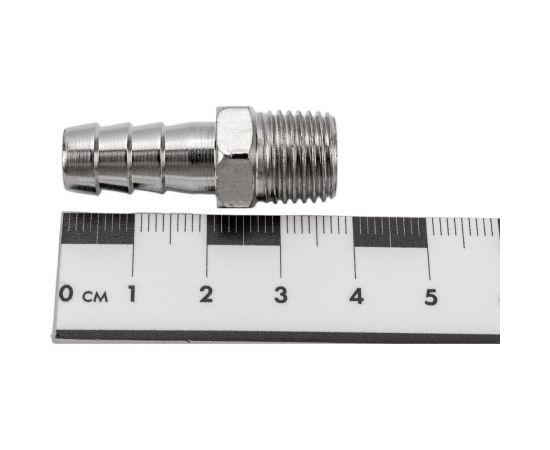 Штуцер елочка 10 мм - наружная резьба 1/4" Pegas pneumatic 4003 – изображение 3