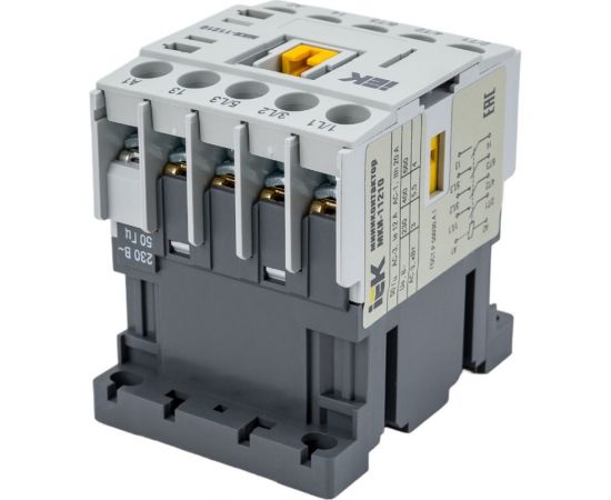 Миниконтактор IEK МКИ-11210 12А 230В/АС3 1НО KMM11-012-230-10 – изображение 2
