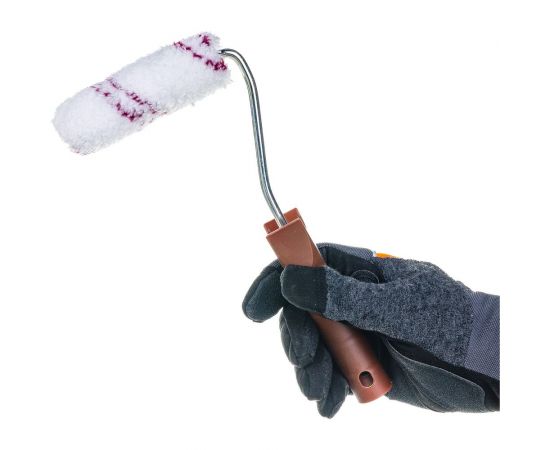 Валик HARDY Mikrofaza, длина 10см, D15мм, ворс 12мм, с ручкой 0121-621510 – изображение 2