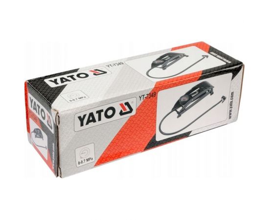 Ножной насос с манометром YATO YT-7349 – изображение 4