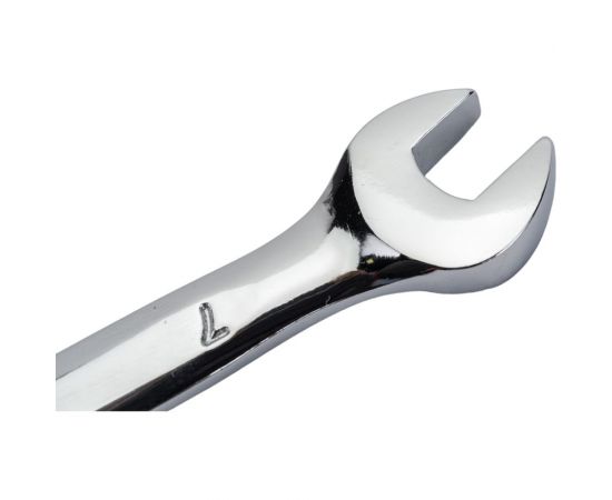 Комбинированный ключ HORTZ трещоточный 7х7 хромированный HOR 132556 – изображение 3