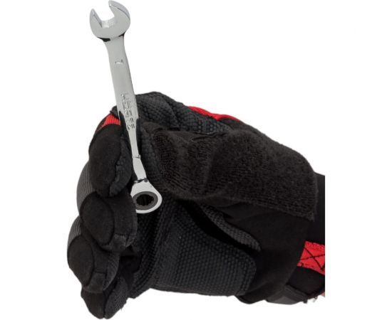 Комбинированный ключ HORTZ трещоточный 7х7 хромированный HOR 132556 – изображение 4