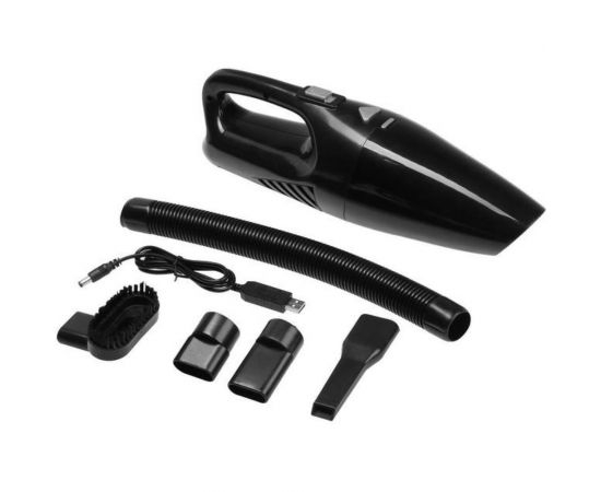 Автомобильный пылесос СИМАЛЕНД CYCLONE TURBO беспроводной, 100 Вт, 12В, черный 4583494 