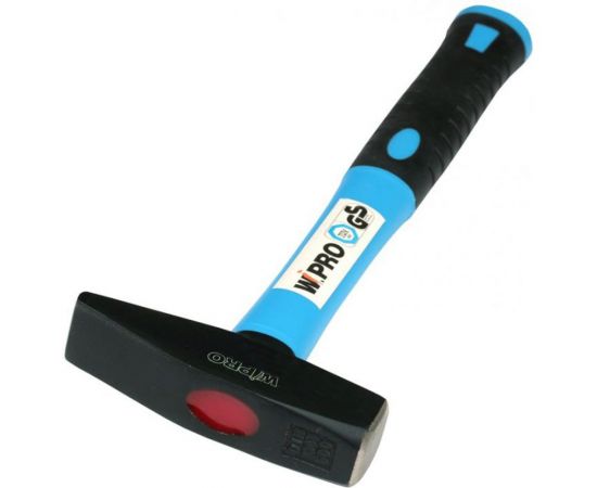 Слесарный молоток WIPRO двухкомпонентная рукоятка фиберглас+ПВХ и ТПР 0501-800 