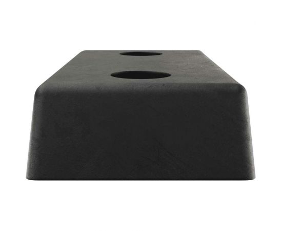 Резиновый бампер Технология БР-450 250x450x100 мм, (П) в комплекте с пластиной для крепления БР, 450x250 мм, 2 шайбы + 2 гайки 00-00005091 – изображение 8