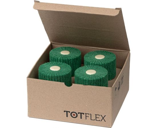 Круг шлифовальный лепестковый нетканый на оправке 80x50x6 мм, UNI GREEN Totflex 4631164143126 – изображение 2