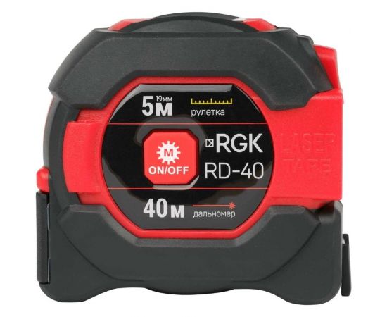 Лазерный дальномер с рулеткой RGK RD40 774871 – изображение 4