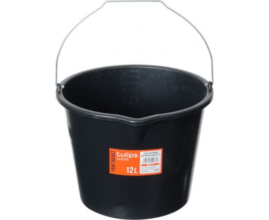 Ведро строительное с носиком Tulips tools 12 л IM03-112 