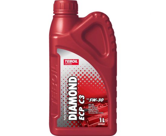 Моторное масло diamond ecp c3 5w-30, 1л TEBOIL 3453873 