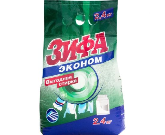 Стиральный порошок Зифа Эконом 2,4 кг 458 