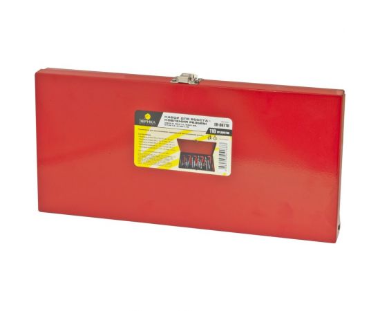 Набор приспособлений для восстановления резьбы ЭВРИКА М5х0.8, М6х1.0, М8х1.25, М10х1.5, М12х1.75 ER-86718 – изображение 2