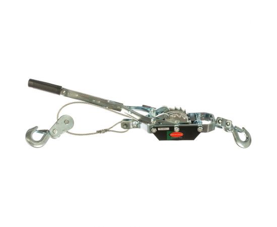 Рычажная тяговая лебедка 2т двойное зубчатое колесо, диаметр троса-5мм ROCKFORCE RF-TRK8021 – изображение 2