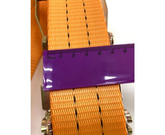 Кольцевой ремень с храповиком для крепления груза ТамбовТехСнаб 3/6 т, 5 м, 50 мм 7930105413647 – изображение 3