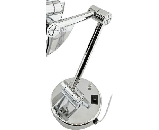 Косметическое настенное зеркало OUTE 15х15 см, с увеличением, с подсветкой TJ83-8 – изображение 3