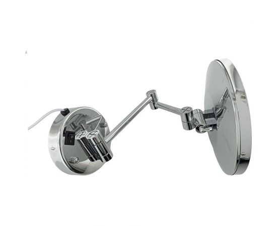 Косметическое настенное зеркало OUTE 15х15 см, с увеличением, с подсветкой TJ83-8 – изображение 4