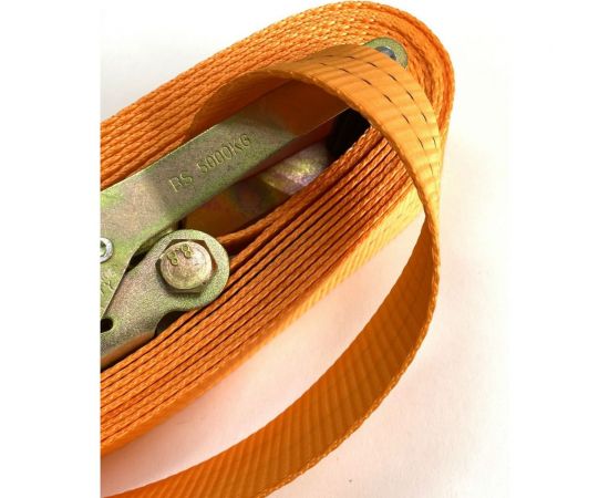 Кольцевой ремень с храповиком для крепления груза ТамбовТехСнаб 3/6 т, 5 м, 50 мм 7930105413647 – изображение 5