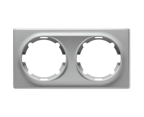 Двойная рамка OneKeyElectro, цвет серый 1E52201302 2172852 